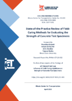 StateofthePractice Review of FieldCuring Methods for Evaluating the Strength of Concrete Test Specimens