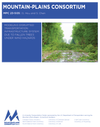 Modeling Disrupted Transportation Infrastructure System Due to Fallen Trees under Wind Hazards