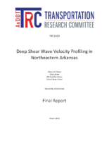 Deep Shear Wave Velocity Profiling in Northeastern Arkansas