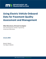 Using Electric Vehicle Onboard Data for Pavement Quality Assessment and Management