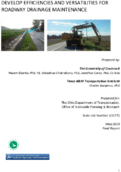 Develop Efficiencies and Versatilities for Roadway Drainage Maintenance