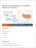 Methods for Increasing Missouris Passenger Rail Business Revenues