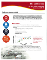 The Calibrator An SPF Calibration and Assessment Tool  Calibrate Critique CURE