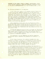 Statement of Rear Admiral Howard L Vickery before the Committee on Military Affairs of the House of Representatives