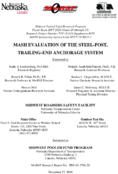MASH Evaluation of the SteelPost TrailingEnd Anchorage System