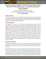 Optimum Routing of Freight in Urban Environments Under Normal Operations and Disruptions Using a CoSimulation Optimization Control Approach Research Brief