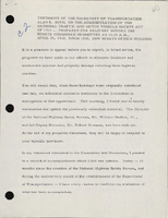 Testimony of the Secretary of Transportation Alan S Boyd on the Administration of the National Traffic and Motor Vehicle Safety Act of 1966 Prepared for Delivery Before the Senate Commerce Committee Washington DC