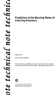 Prediction of the Burning Rates of Charring Polymers