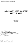 A User Experience With Hydrain
