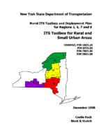 Rural ITS toolbox and deployment plan for Regions 2 6 7 and 9  ITS toolbox for rural and small urban areas