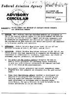 AC 12024 Establishment and Revision of Aircraft Engine Overhaul and Inspection Periods