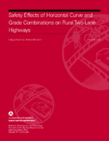 Safety effects of horizontal curve and grade combinations on rural twolane highways
