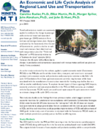 An Economic and Life Cycle Analysis of Regional Land Use and Transportation Plans Research Brief