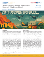 Wildfire Emergency Response and Evacuation Framework Using Drones Phase I Research Brief