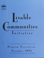 Livable Communities Initiative Program Description
