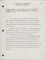 Remarks Prepared for Delivery by Alan S Boyd Secretary of Transportation at the Opening of Cars of America  Tomorrow Show
