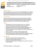 Evaluating the Impacts of StartUp and Clearance Behaviors in a Signalized Network A Network Fundamental Diagram Approach Research Brief