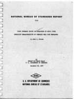 First Progress Report on Hydraulics of Short Pipes Hydraulic Characteristics of Commonly Used Pipe Entrances