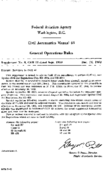 CAM 43 Supplement No 8 CAM 43 dated Sept 1959  Revision To CAM 43