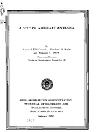 A Vtype Aircraft Antenna