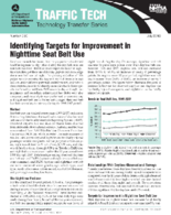 Identifying Targets for Improvement in Nighttime Seat Belt Use Traffic Tech