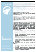 Feasibility of Mapping and Marking Underground Utilities by State Transportation Departments techbrief