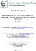 Evolution of Advanced Transit Signal Priority with GapBased Signal Recovery Strategy