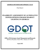 Feasibility Assessment of Alternative Power Options for Roundabout Lighting in Georgia