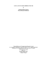 Louisa County road orders