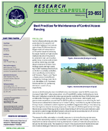 Best Practices for Maintenance of Control Access Fencing Project Capsule