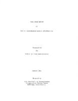 Task force report on the M2 axlebearing failure investigation