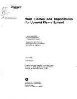 Wall Flames and Implications for Upward Flame Spread