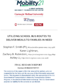 Utilizing School Bus Routes to Deliver Meals to Families in Need