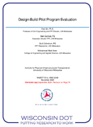 DesignBuild Pilot Program Evaluation