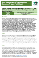 District Highway Maintenance Research OnCall ROC  Task 07 Radar Emplacement Prediction Tool Exploration and Recommendations Fact Sheet