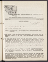 Region VI News August 1952