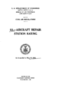 Part 52 Aircraft Repair Station Rating