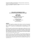 Simulation of an Oblique Collision of a Locomotive and an Intermodal Container