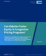Can Rebates Foster Equity in Congestion Pricing Programs