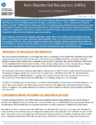 NonResidential Receptors NRRs for Activity Categories A  E