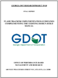 Flash Tracking Implementation Guidelines Complementing Existing DesignBuild Manual