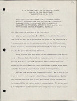 Statement of Secretary of Transportation Alan S Boyd Before the Transportation Subcommittee of the Senate Appropriations Committee Washington DC