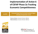 Implementation of Action 6 of CSFAP Phase 2a Tracking Economic Competitiveness