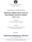 Improving Camber Predictions for Prestressed Concrete Girders Part 1 of 2