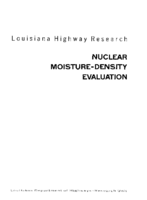 Nuclear moisturedensity evaluation