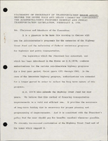Statement of Secretary of Transportation Brock Adams Before the House Ways and Means Committee Concerning the Administrations Proposed Highway and Public Transportation Legislation