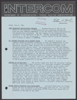 Federal Aviation Agency Intercom JulyDecember 1968