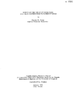 Survey on the use of studded tires and their contribution to pavement wear