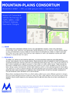 Impact of Connected Vehicle Technology on Traffic Safety under Different Highway Geometric Designs Research Brief