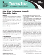 Older Driver Performance across Six Naturalistic Studies Traffic Tech